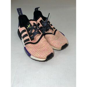 Adidas NMD Boost Womens 7‎ Blue Orange Black Shoes A12